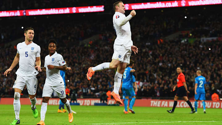 Wayne Rooney earns 100th cap and scores as England defeats Slovenia
