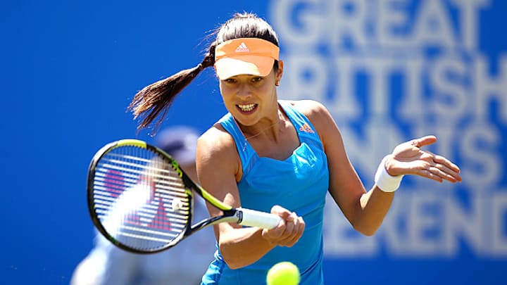 Ana Ivanovic nearing first grass-court final at Aegon Classic