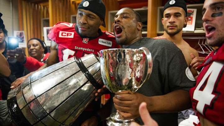Calgary Stampeders broke the Grey Cup Calgary Stampeders broke the Grey Cup