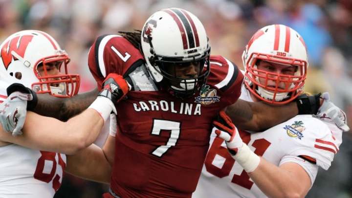 Jadeveon Clowney says he would have stayed in school if paid Jadeveon Clowney says he would have stayed in school if paid