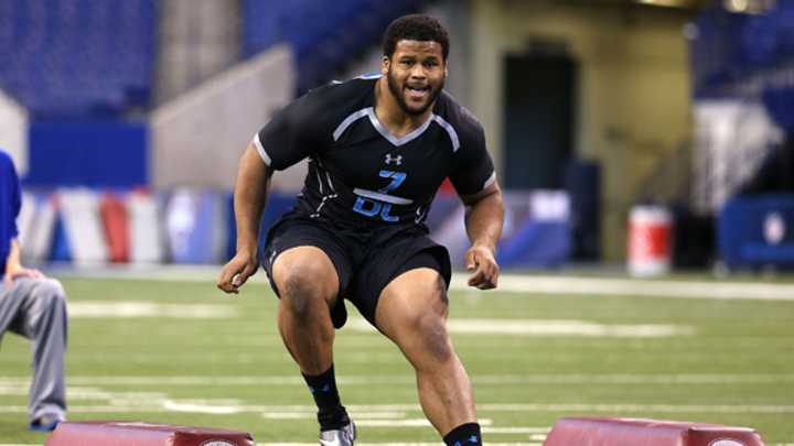 Aaron Donald, Michael Sam among Monday's combine risers and sliders