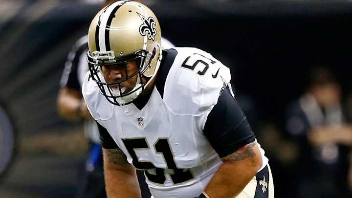 Report: Saints center Jonathan Goodwin has high-ankle sprain