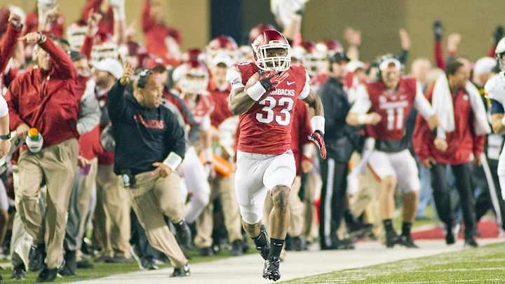 After failed 2013 season, Arkansas looking up in SEC West After failed 2013 season, Arkansas looking up in SEC West