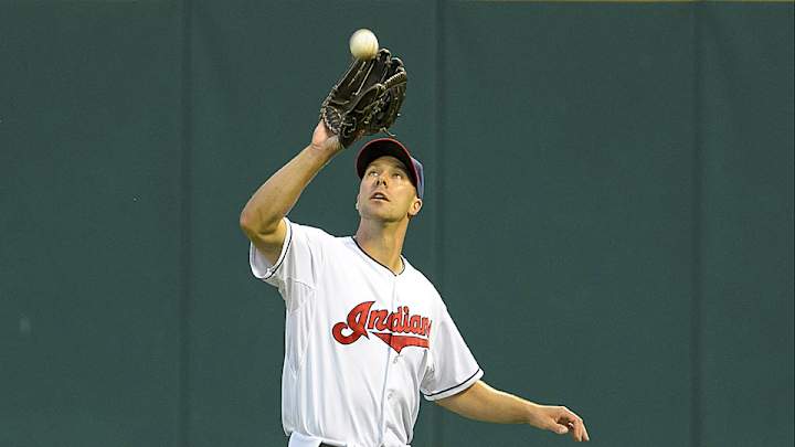 Watch: Indians' David Murphy thrown out after second ball comes onto field