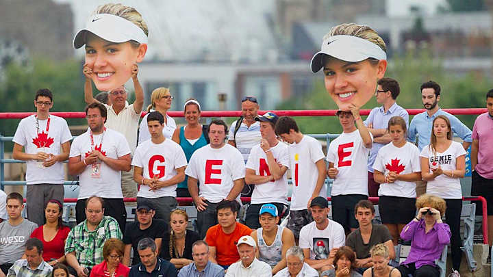 WTA denies it will fly Eugenie Bouchard's fans to WTA Finals