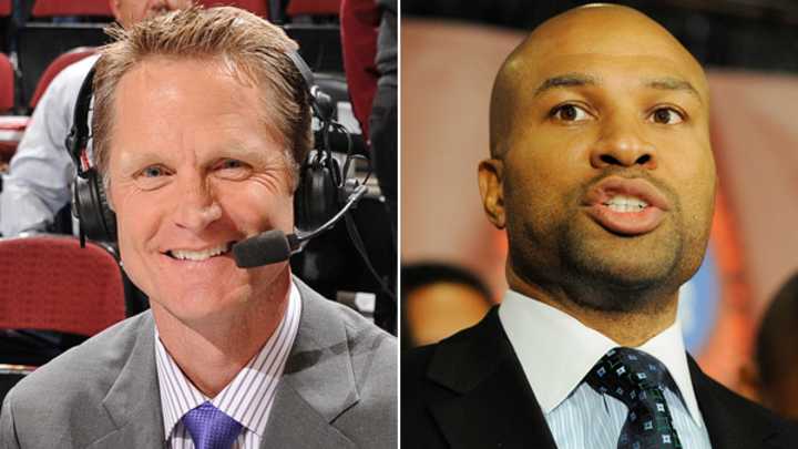 Report: Steve Kerr frontrunner for Knicks coaching job; Derek Fisher in the mix