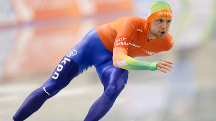 Netherlands' Michael Mulder defends title at world sprint speedskating Netherlands' Michael Mulder defends title at world sprint speedskating