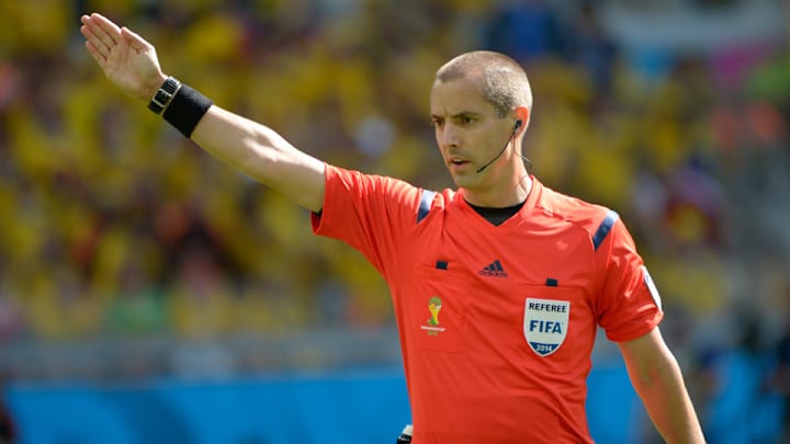 U.S. referee Mark Geiger assigned to Spain vs. Chile at the Maracana