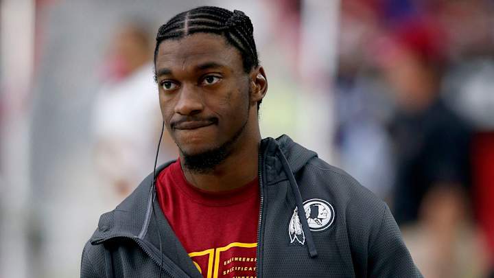 Redskins QB Robert Griffin III (ankle) returns to practice