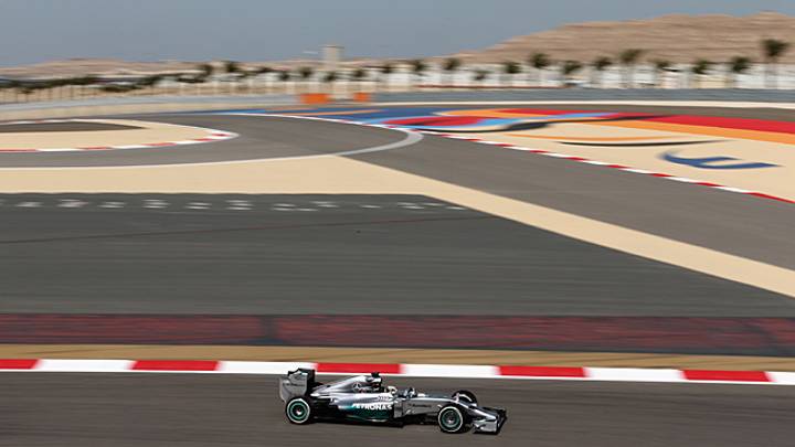 F1 Mercedes drivers fastest in Bahrain GP practice F1 Mercedes drivers fastest in Bahrain GP practice