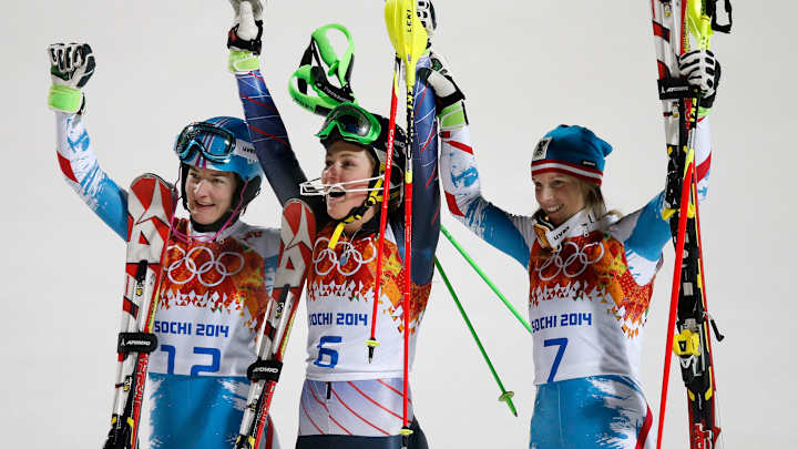 U.S. teenager Mikaela Shiffrin wins gold in the slalom