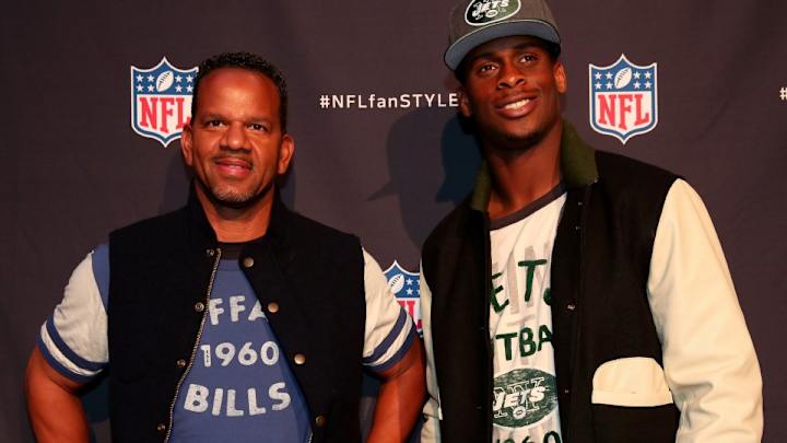 Geno Smith and Erin Heatherton unveil NFL's 'Hall of Fashion'