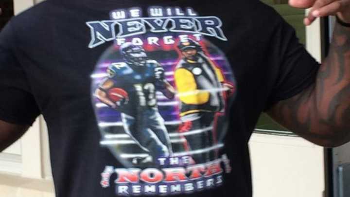 Ravens' Terrell Suggs pokes fun at Steelers' coach with T-Shirt