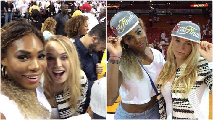 Serena Williams bought Caroline Wozniacki drinks after the final match Serena Williams bought Caroline Wozniacki drinks after the final match