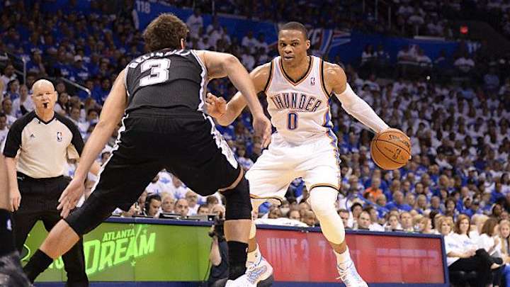 Russell Westbrook dominates Spurs as Thunder coast in Game 4