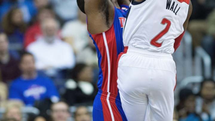 Video: Wizards' John Wall gets poster payback with dunk on Pistons' Greg Monroe