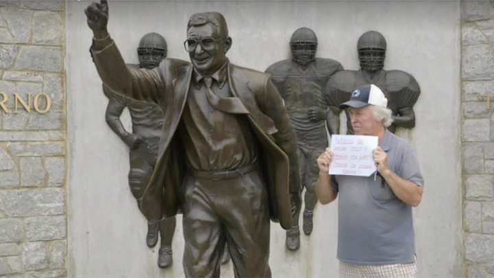 NYT Op-Doc shows anti-Paterno protester after Freeh report release