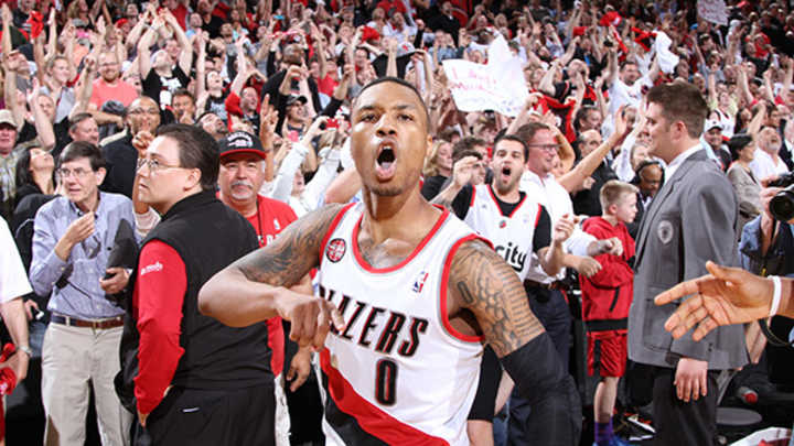 Video: Damian Lillard hits buzzer-beating three to eliminate Rockets from playoffs