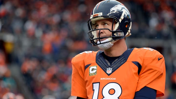 Did Broncos fans boo Peyton Manning in first half of Denver-Miami game?