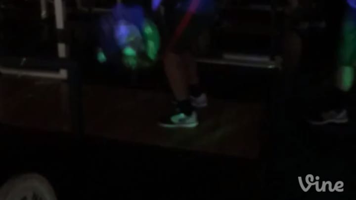 The Miami Hurricanes turned their weight room into a rave The Miami Hurricanes turned their weight room into a rave