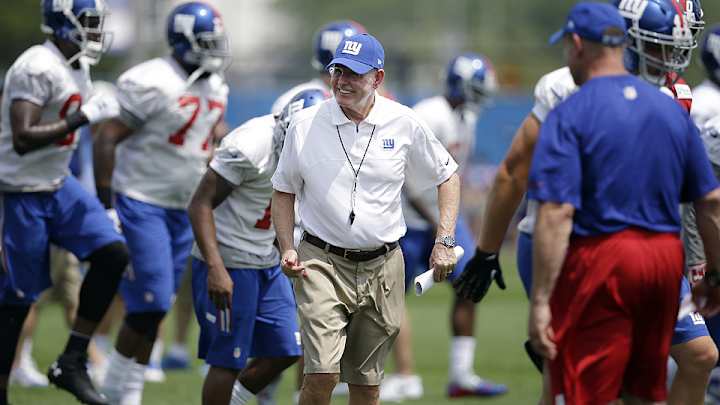 Giants coach Tom Coughlin upset with team's offensive performance