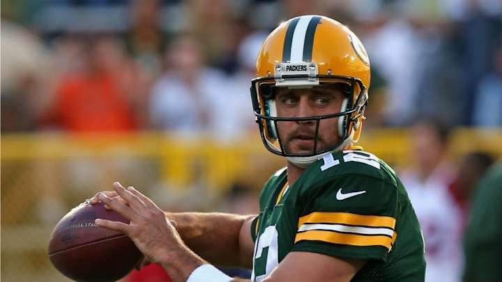 Aaron Rodgers surprises girl raising awareness for pediatric cancer Aaron Rodgers surprises girl raising awareness for pediatric cancer