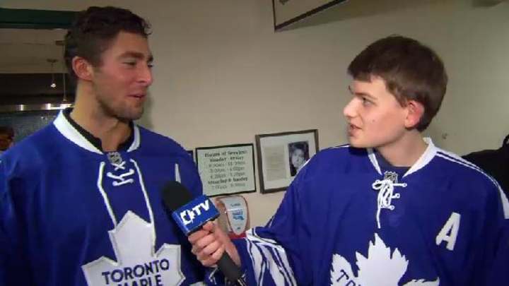 Joffrey Lupul was asked if he had a girlfriend and things got awkward