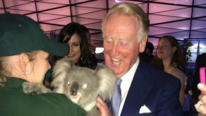 Vin Scully Met a Koala, Which is the Vin Scully Marsupials Vin Scully Met a Koala, Which is the Vin Scully Marsupials