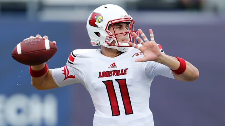 Louisville QB Will Gardner practices, no decision made for Friday's game