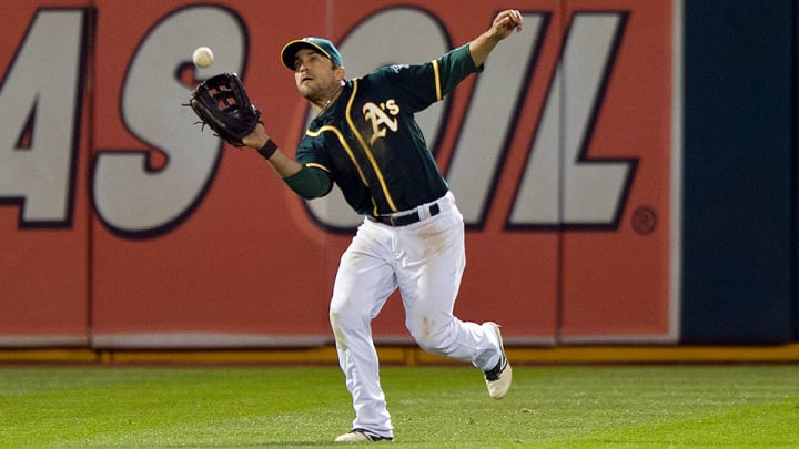 Watch: A's Sam Fuld saves a run with a terrific throw from center
