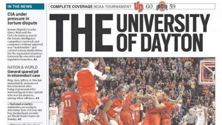 Here's the Local Newspaper Front Page of Every Team That Advanced in the NCAA Tournament