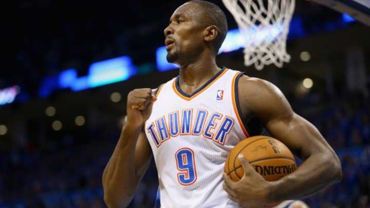 Report: Thunder's Serge Ibaka misses practice but expects to play in Game 4