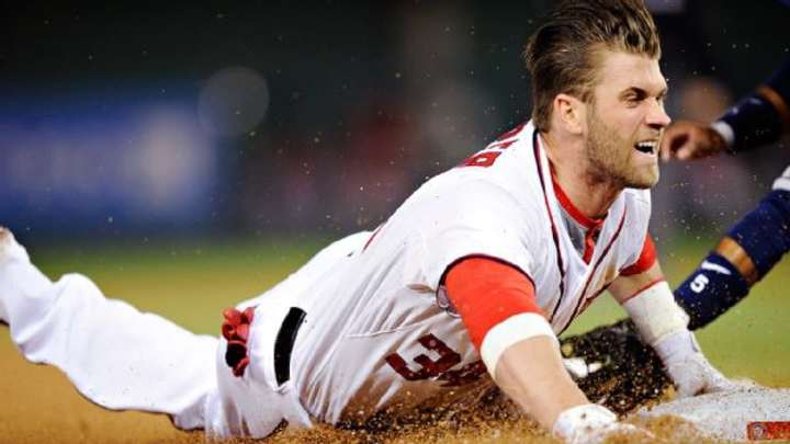 Report: Nationals' Bryce Harper has torn thumb ligament, could be out until July