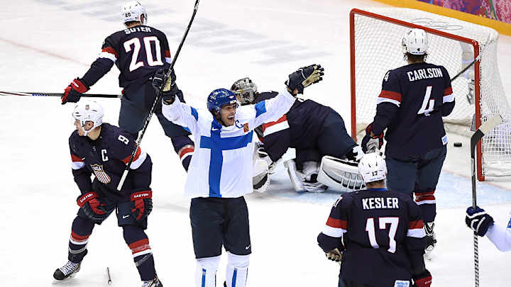 Finns hold heads high in bronze medal game while U.S. slumps to defeat Finns hold heads high in bronze medal game while U.S. slumps to defeat