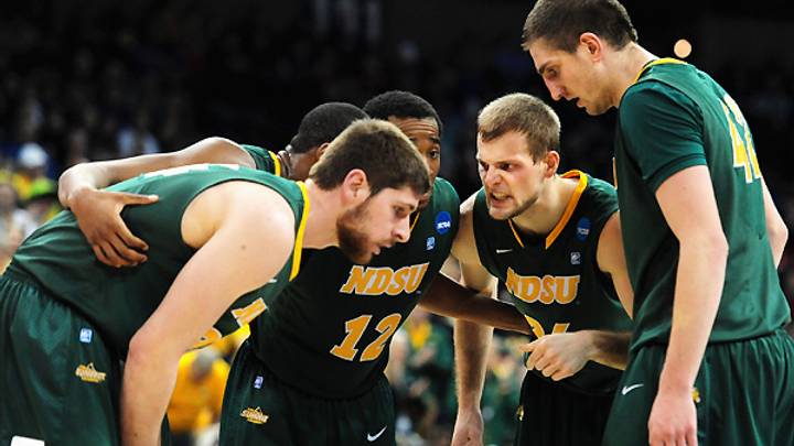 North Dakota State gets second 12-5 upset of the day, defeating Oklahoma 80-75 North Dakota State gets second 12-5 upset of the day, defeating Oklahoma 80-75
