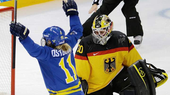 Sweden beats Germany 4-0 in Olympic women's hockey
