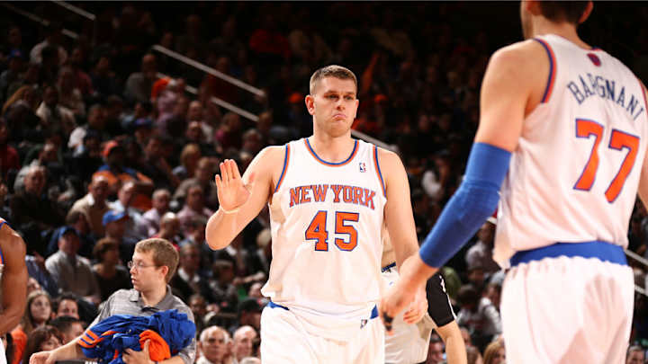 Knicks center Cole Aldrich freaked out a reporter with his fake tooth Knicks center Cole Aldrich freaked out a reporter with his fake tooth