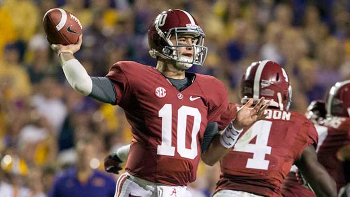 AJ McCarron a first-round pick in the 2014 NFL draft? Scouts see it differently AJ McCarron a first-round pick in the 2014 NFL draft? Scouts see it differently