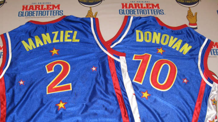 Harlem Globetrotters 'Draft' Johnny Manziel, Landon Donovan