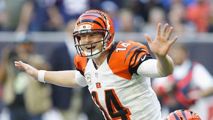 Bengals QB Andy Dalton played after throwing up at least 20 times Sunday