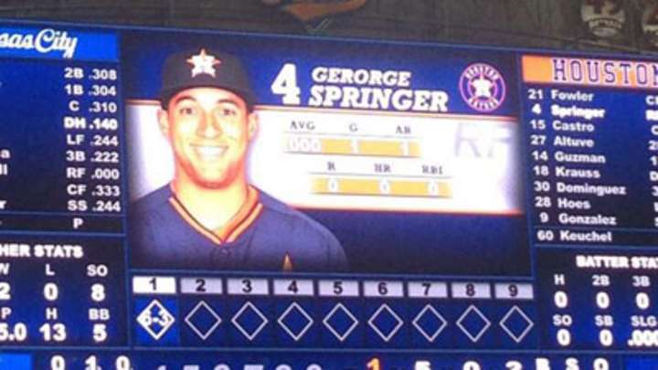 Report: Prized Astros prospect George Springer to be called up to big leagues