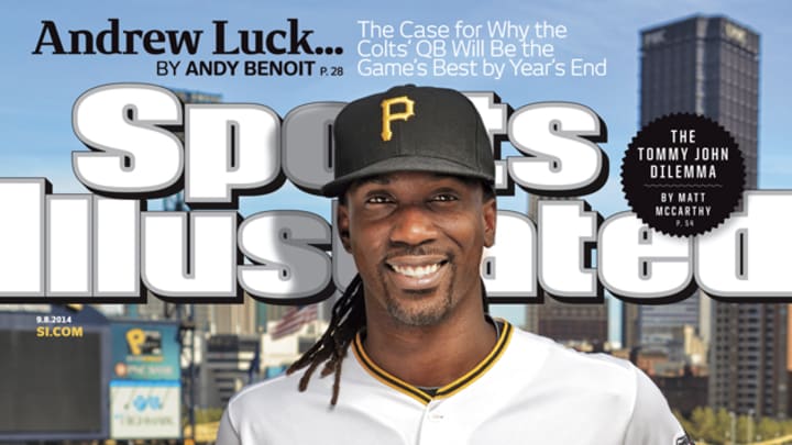Pirates outfielder Andrew McCutchen on this week's Sports Illustrated cover