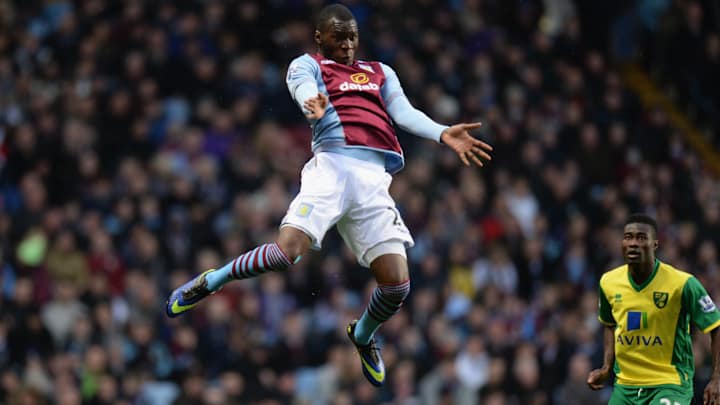 Striker Christian Benteke returns to training with Aston Villa