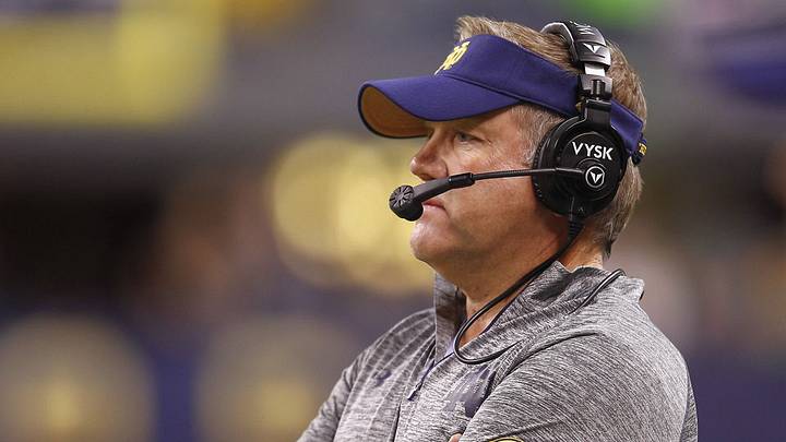 Notre Dame's Brian Kelly had a great response when asked about Florida
