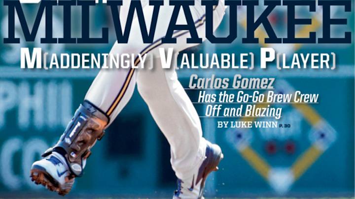 Carlos Gomez lands regional cover of May 19 issue of Sports Illustrated Carlos Gomez lands regional cover of May 19 issue of Sports Illustrated