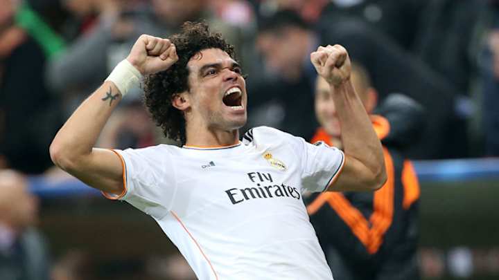 Real Madrid's Pepe (leg) in question for Champions League final
