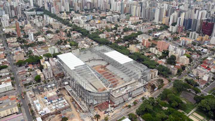 Curitiba World Cup stadium construction makes significant progress