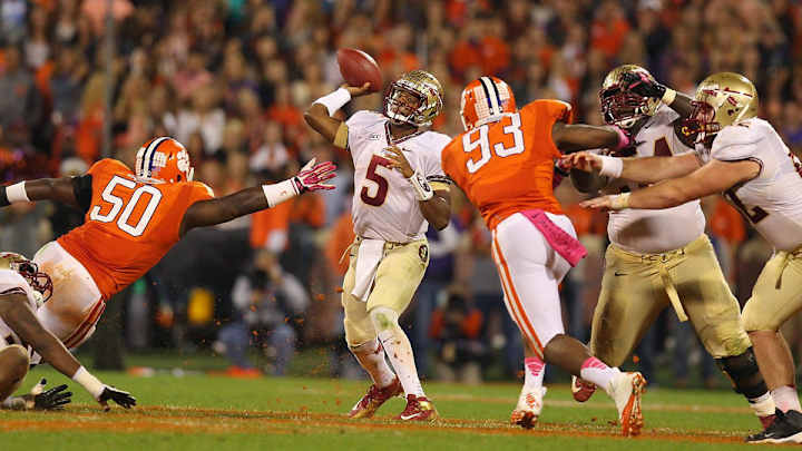 Jameis Winston missing entire game opens door for Clemson's defense Jameis Winston missing entire game opens door for Clemson's defense