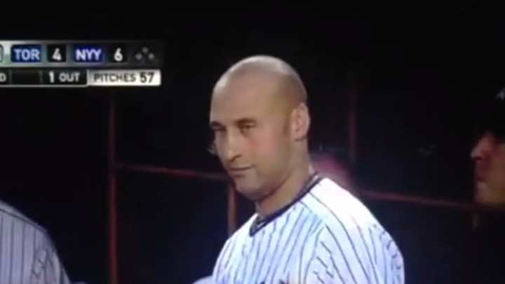 Derek Jeter had a great reaction to Ichiro's first home run of the season
