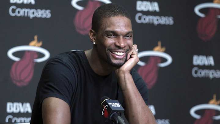 Heat's Chris Bosh: 'I'm excited for the challenge' Heat's Chris Bosh: 'I'm excited for the challenge'